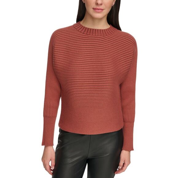 Women's Ottoman-Rib Dolman-Sleeve Sweater - Picture 1 of 1